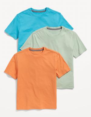 Softest Crew-Neck T-Shirt 3-Pack for Boys multi