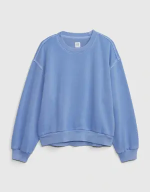 Gap Kids Relaxed Sweatshirt blue