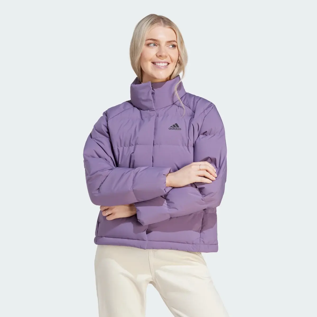 Adidas Helionic Relaxed Down Jacket. 2