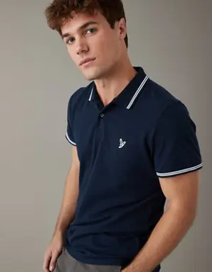 Super Soft Legend Slim Fit Pique Ringer Polo Shirt