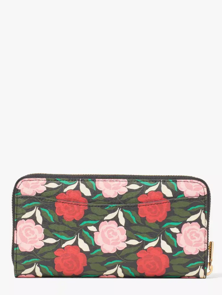 Kate Spade Morgan Rose Garden Zip-around Continental Wallet. 3