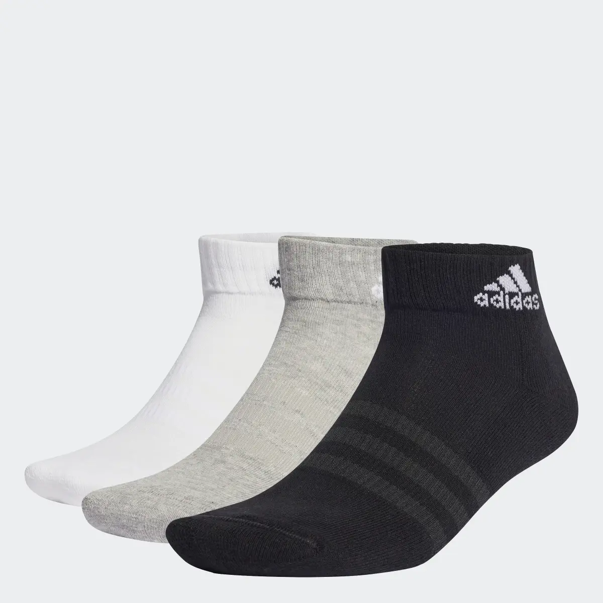 Adidas Cushioned Sportswear Ankle Socks 6 Pairs. 1