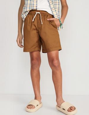 Old Navy Twill Non-Stretch Jogger Shorts for Boys (Above Knee) brown