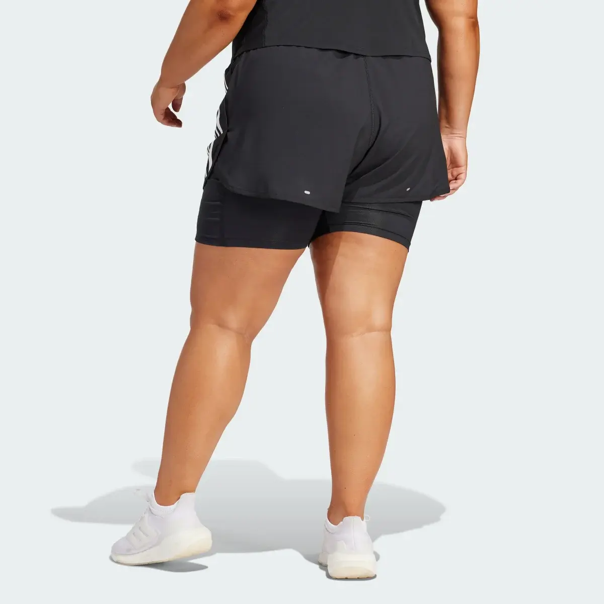 Own The Run 3-Stripes 2-in-1 Shorts