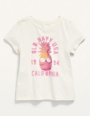 Old Navy Short-Sleeve Logo-Graphic T-Shirt for Girls multi