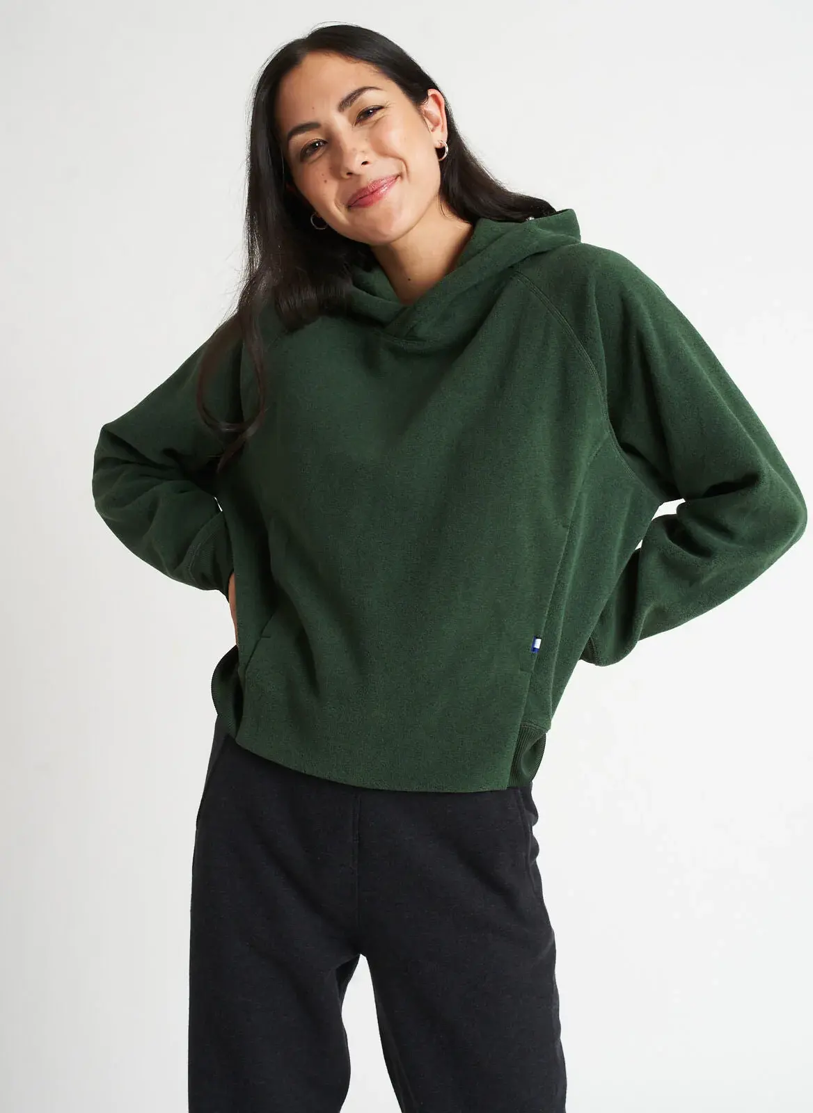 Kit And Ace Hygge Fleece Pullover Hoodie. 1