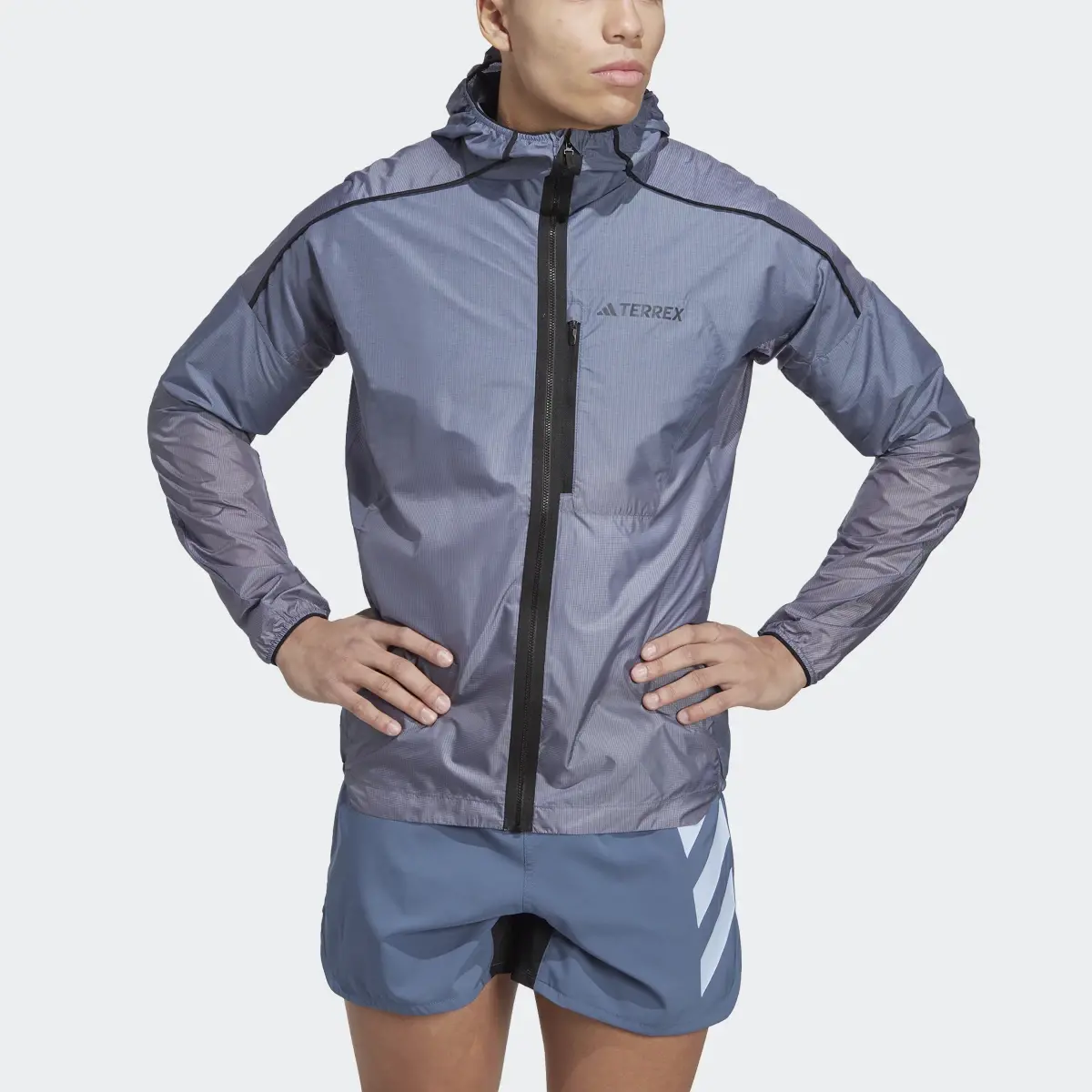 Adidas TERREX Agravic Windweave Trail Running Windbreaker. 1