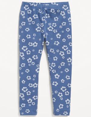 Old Navy Printed Full-Length Leggings for Toddler Girls blue