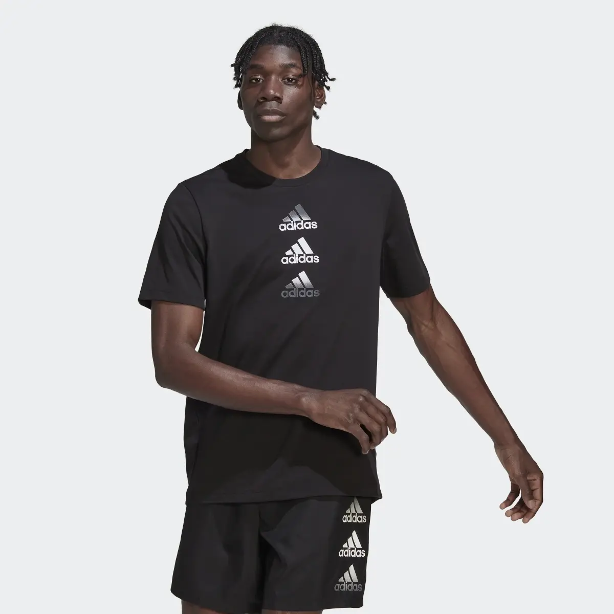 Adidas Designed to Move Logo Tee. 2