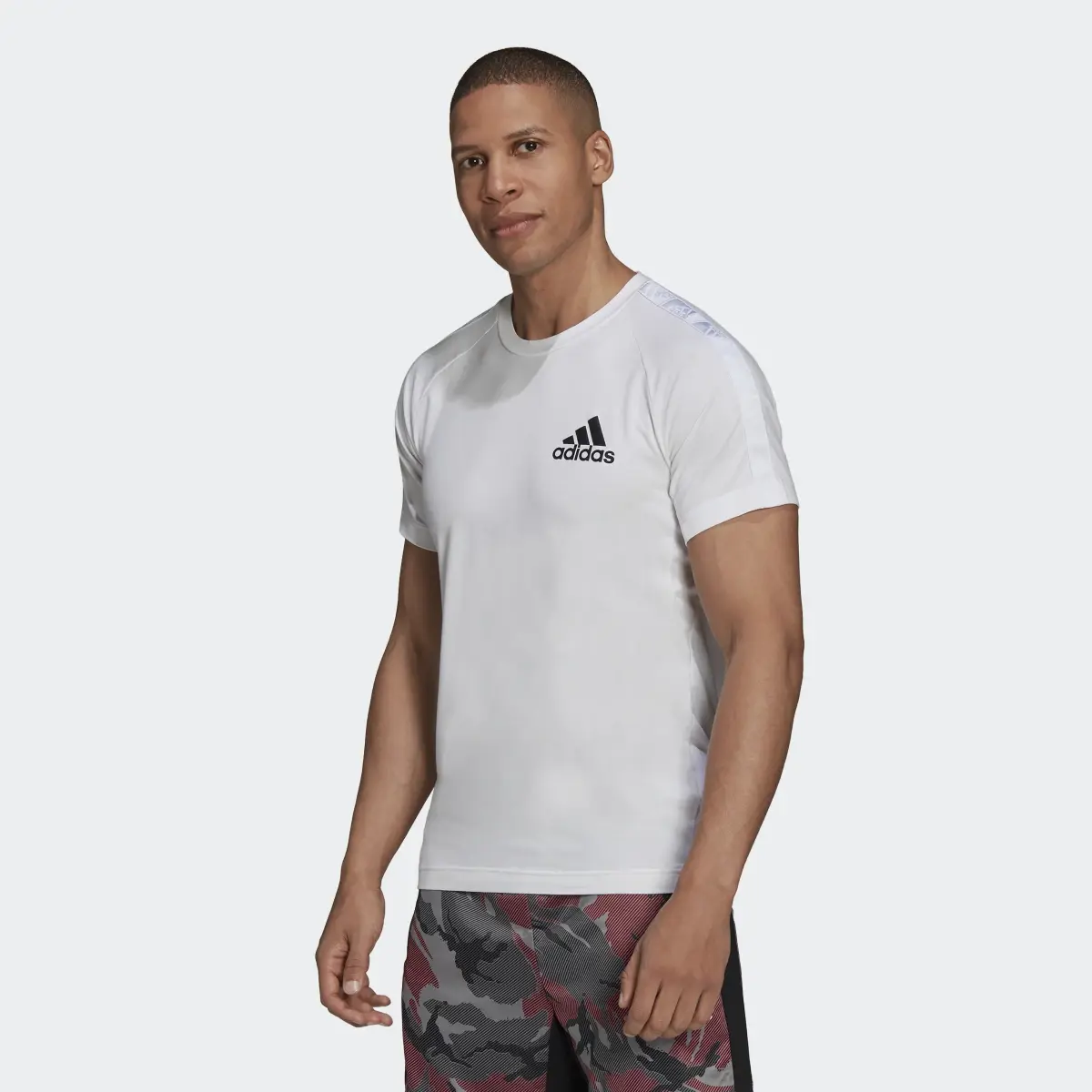 Adidas AEROREADY Designed to Move Sport Motion Logo Tee. 2