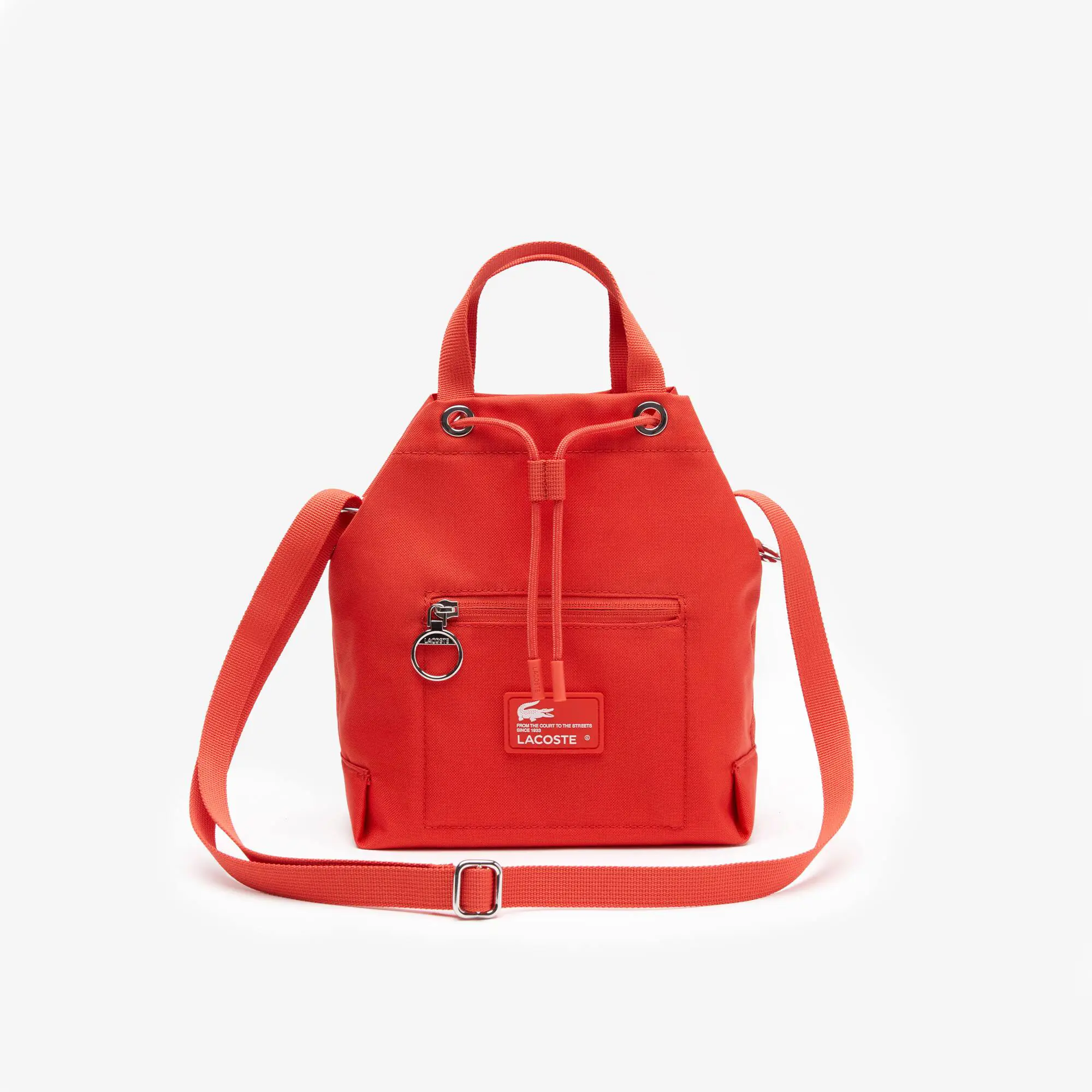 Lacoste Women’s Lacoste Recycled Fiber Bucket Bag. 1