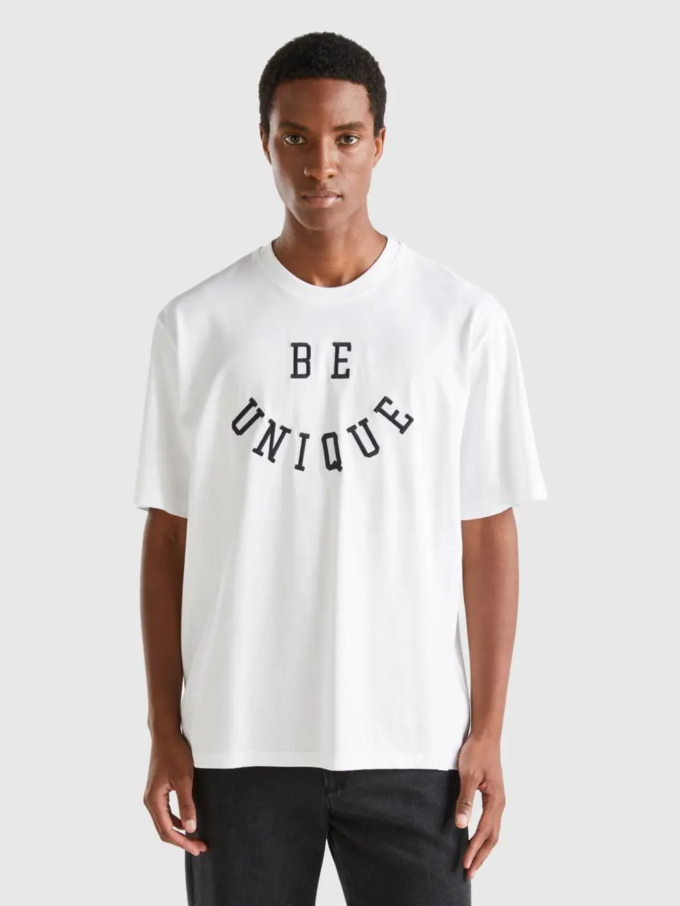 Benetton t-shirt with slogan print. 1