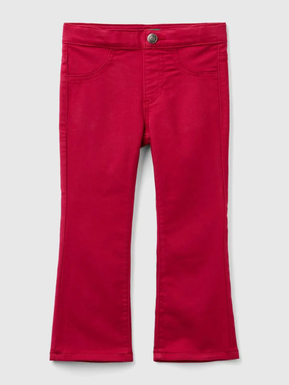 Benetton flared stretch trousers. 1