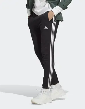 Adidas Pantaloni Essentials French Terry Tapered Elastic Cuff 3-Stripes