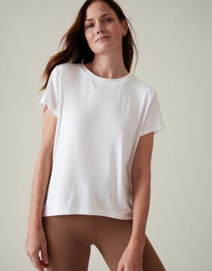 Athleta With Ease Tee white