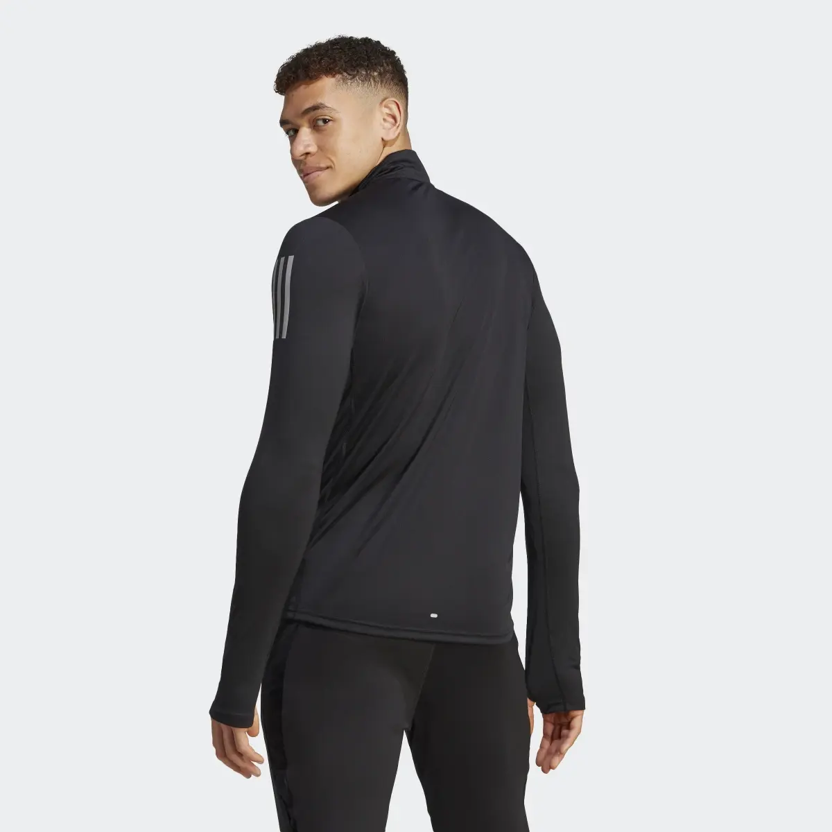 Adidas Felpa Own the Run 1/4 Zip Long Sleeve. 3