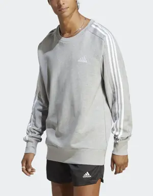 Adidas Sweat-shirt à 3 bandes en molleton Essentials