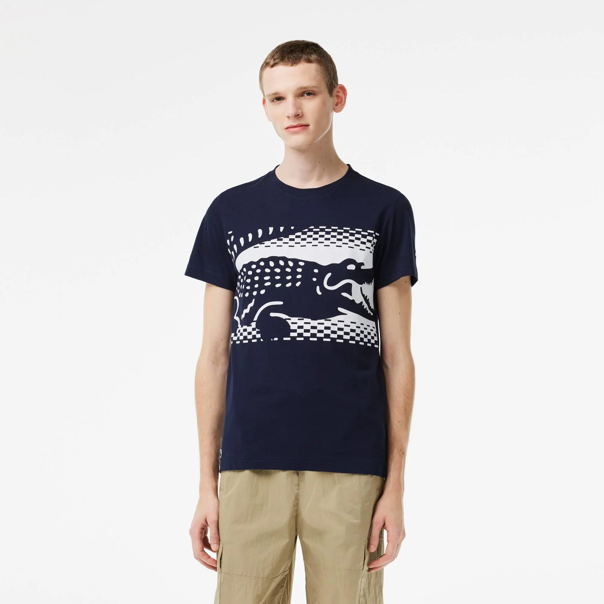 Lacoste T-shirt homme Lacoste Tennis x Novak Djokovic en jersey. 1 Lacoste T-shirt homme Lacoste Tennis x Novak Djokovic en jersey. 1
