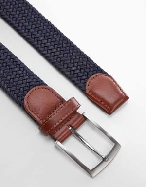 Braided elastic belt