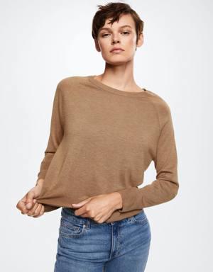 Fine-knit sweater