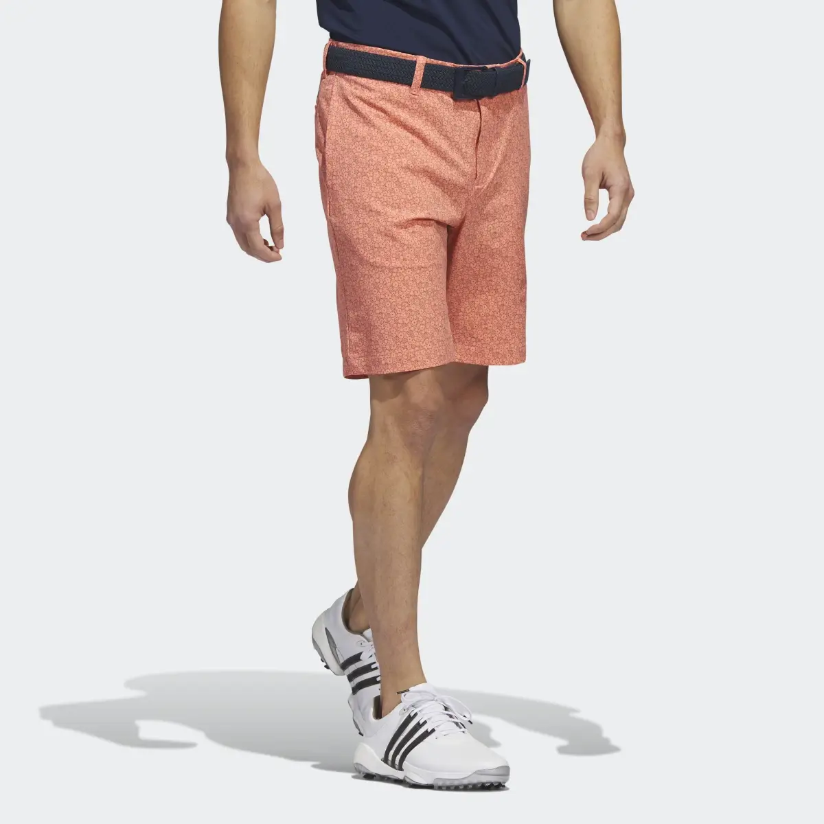 Adidas Ultimate365 Nine-Inch Printed Golf Shorts. 3