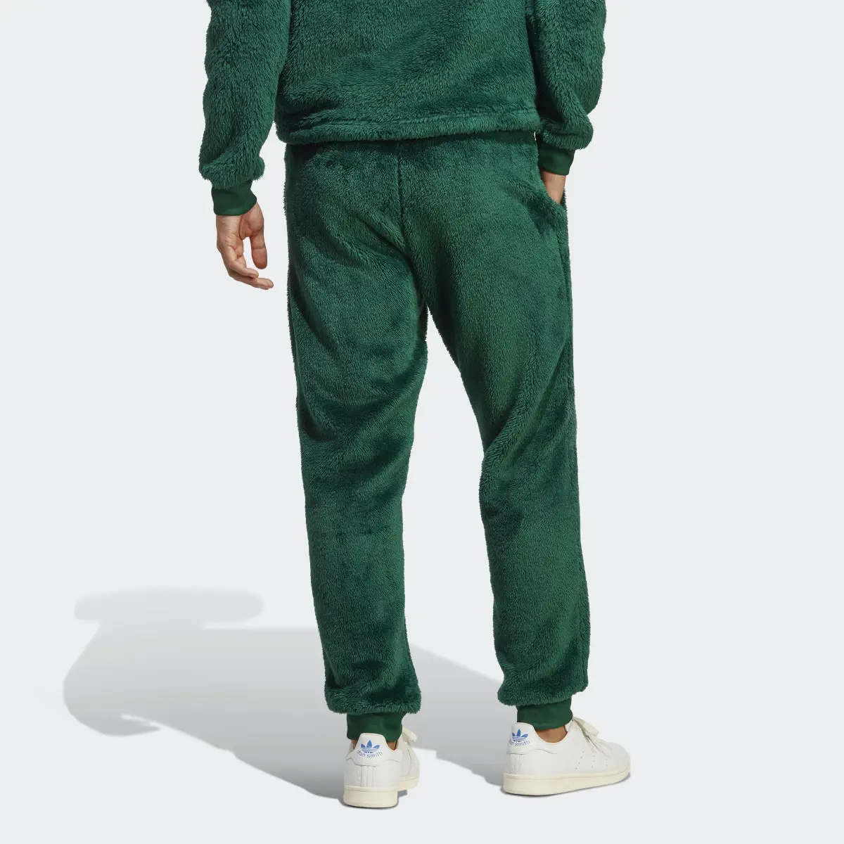 Adidas Essentials+ Fluffy Fleece Sweat Pants. 2