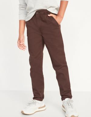 OGC Chino Built-In Flex Taper Pants for Boys brown
