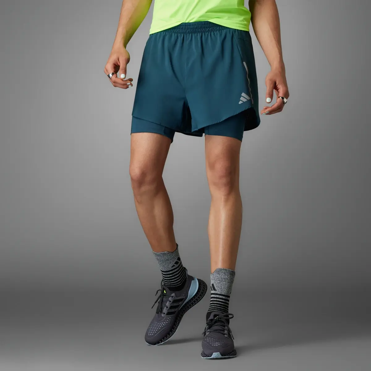 Adidas Short de running 2 en 1 Designed 4. 1