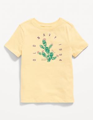 Old Navy Unisex Logo-Graphic T-Shirt for Toddler yellow