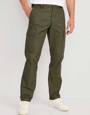 Straight Oxford Cargo Pants brown