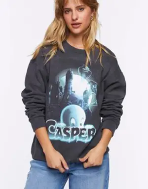 Forever 21 Casper Graphic Pullover Charcoal/Multi