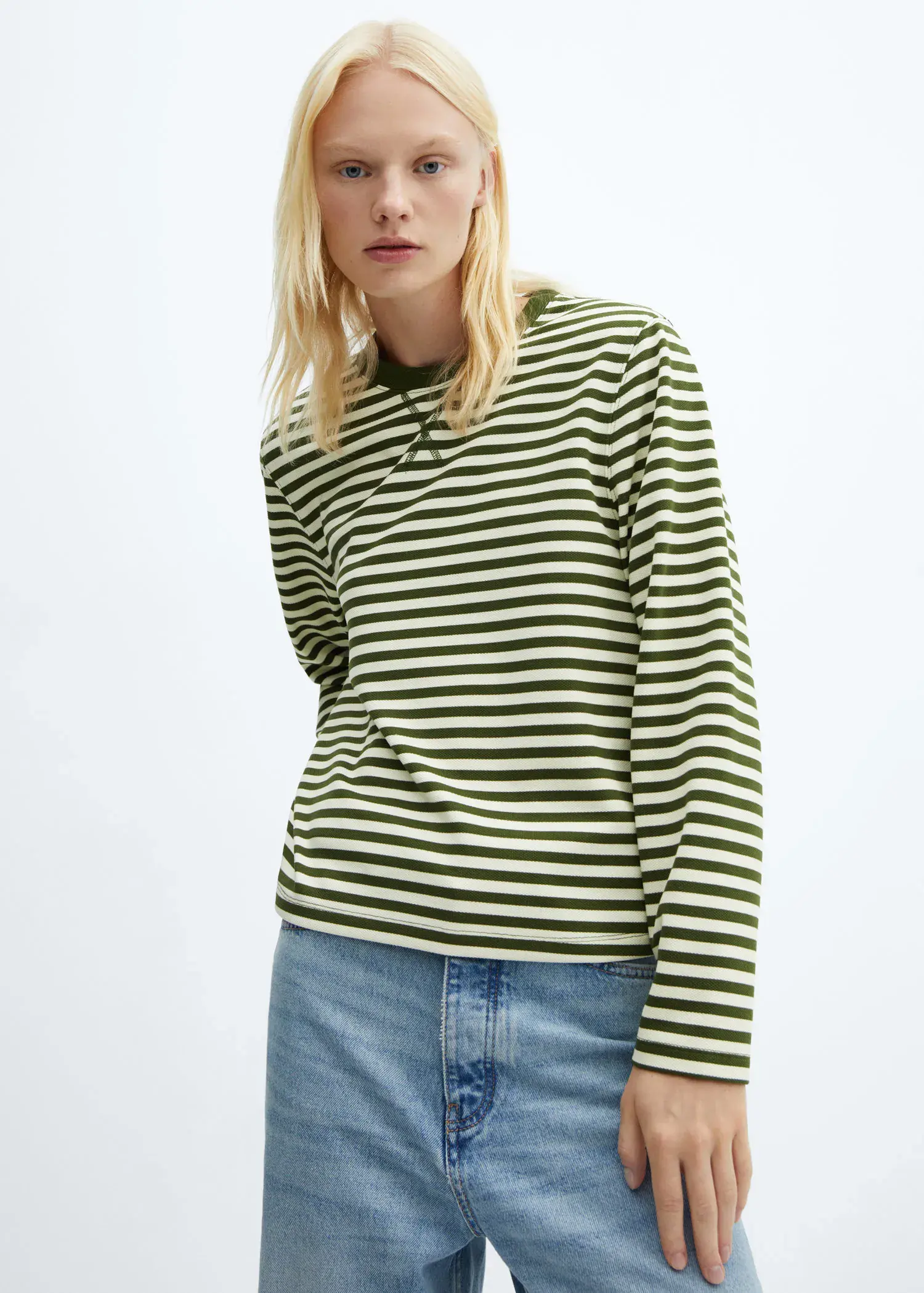 Mango Striped sweatshirt. 2