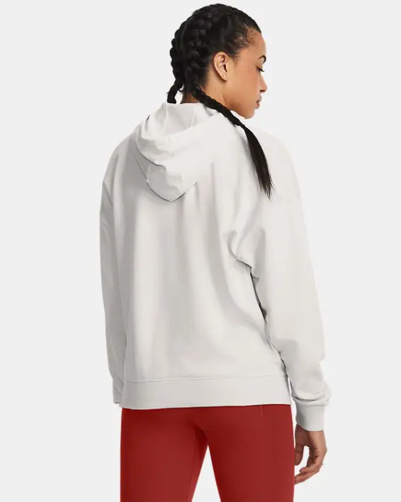 Under Armour Women's Project Rock Everyday Terry Hoodie. 2