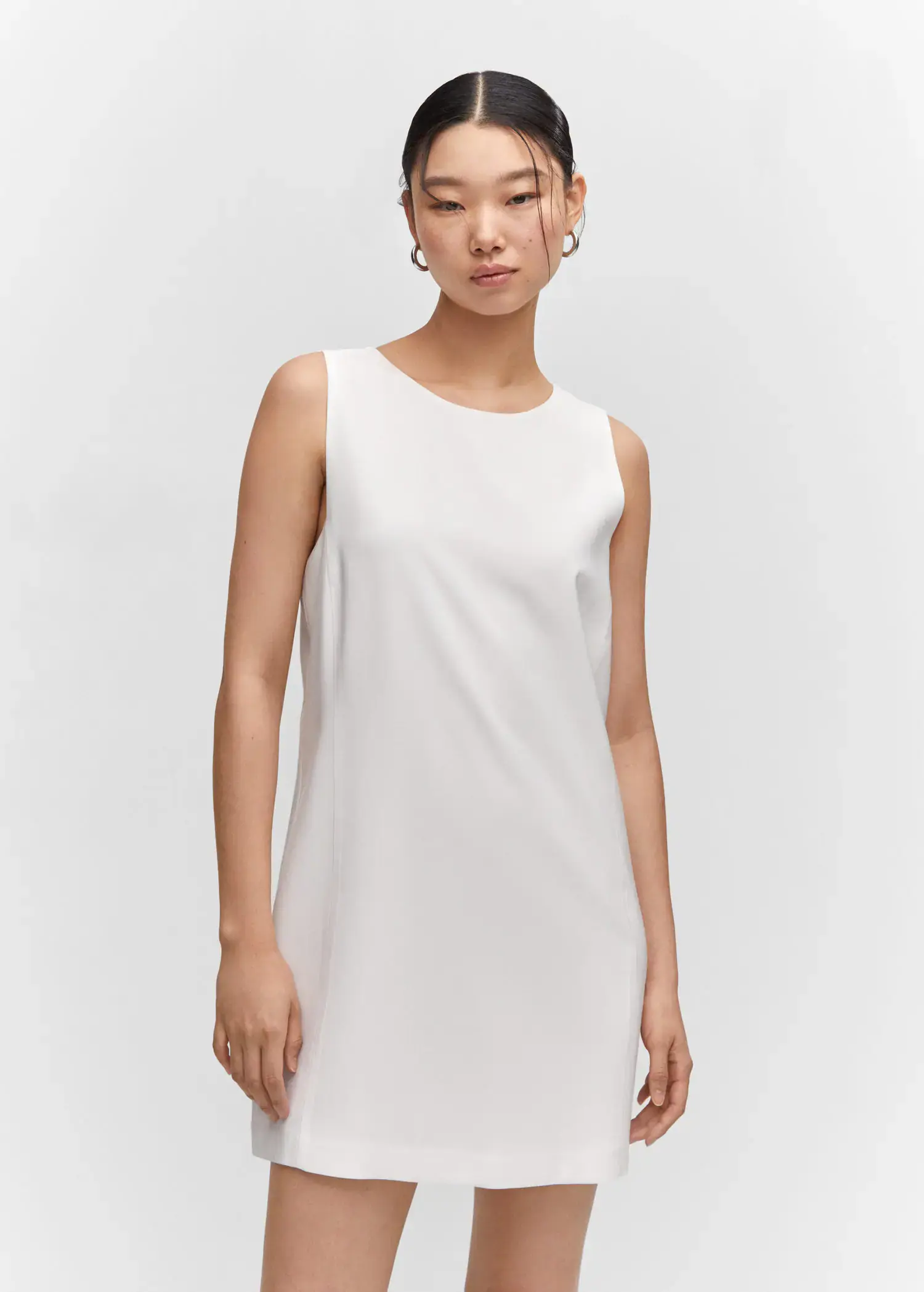 Mango Short sleeveless dress. 1