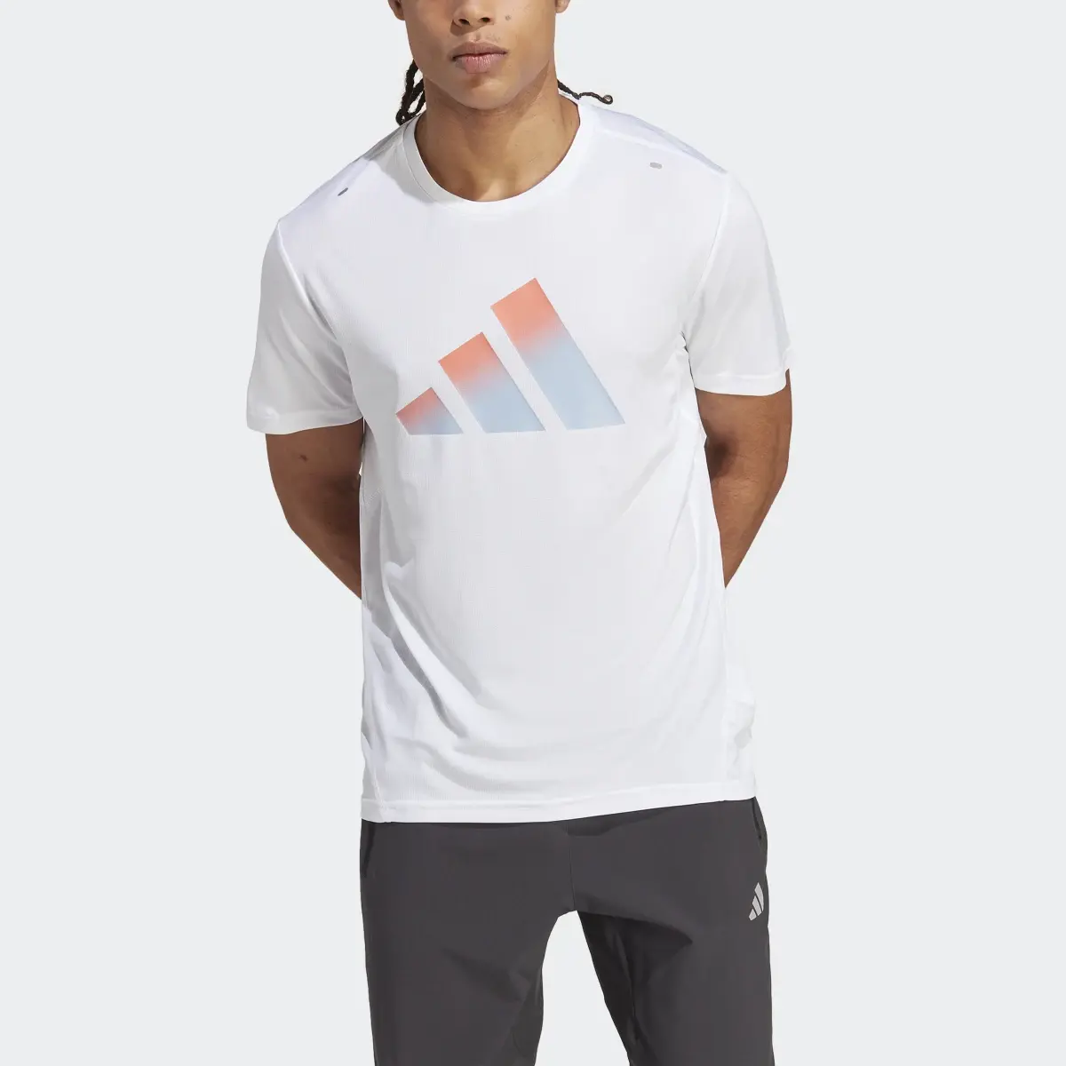 Adidas Camiseta Run Icons 3 Bar Logo. 1