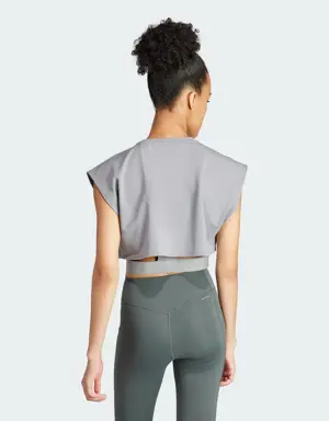 Adidas Power AEROREADY Crop Sleeveless Tee. 3 Adidas Power AEROREADY Crop Sleeveless Tee. 3