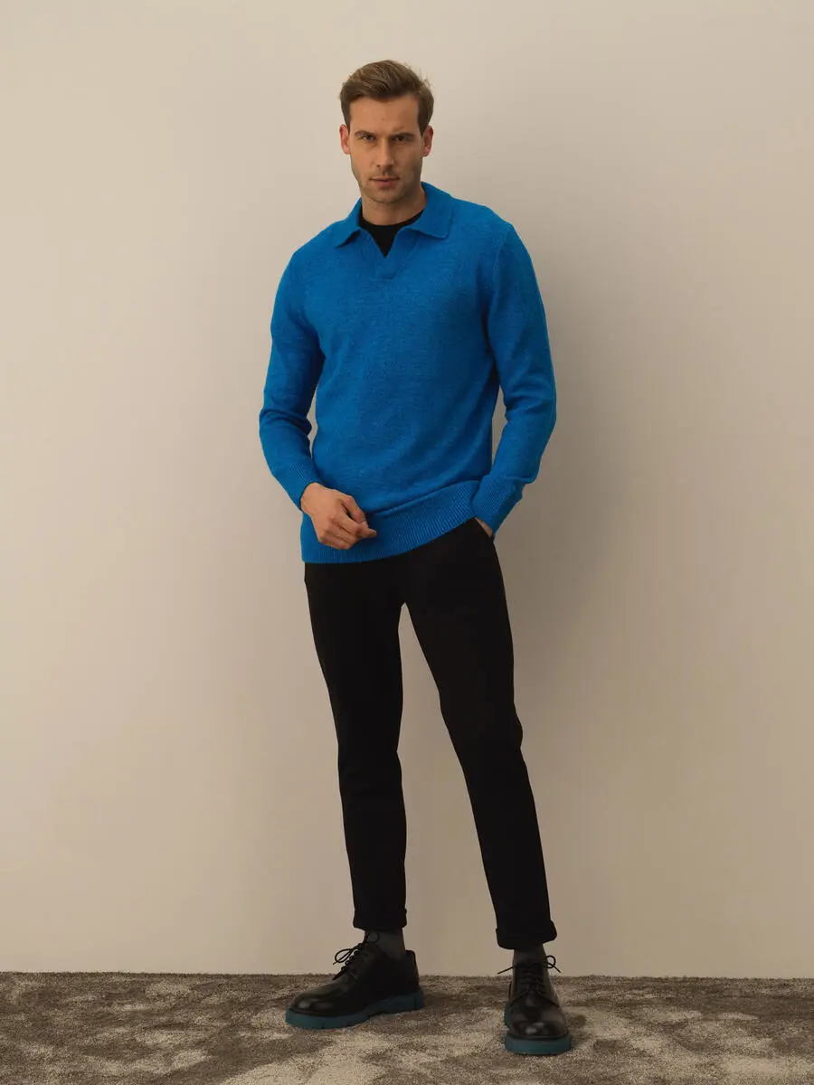 Xint Polo Yaka Regular Fit Kazak. 1