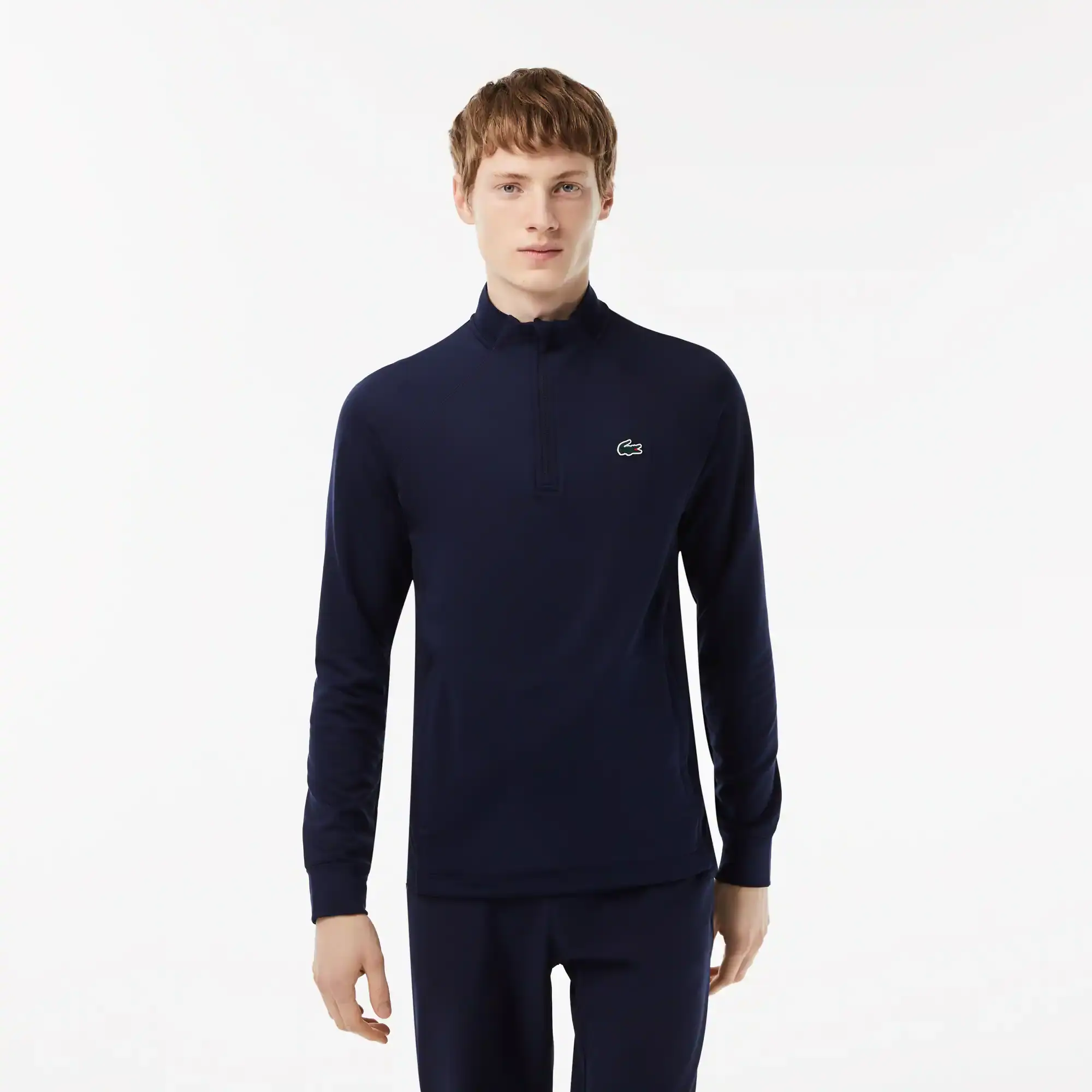 Lacoste Men’s Crew Neck Golf Sweatshirt. 1