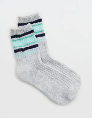 Everyday Striped Crew Socks