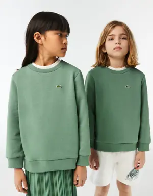Lacoste Kinder LACOSTE Sweatshirt aus Baumwoll-Flanell