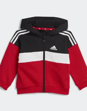 Adidas Survêtement molleton Tiberio 3-bandes Colorblock Enfants. 3 Adidas Survêtement molleton Tiberio 3-bandes Colorblock Enfants. 3