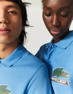 Lacoste Polo unisex Lacoste x Minecraft Classic Fit en algodón orgánico