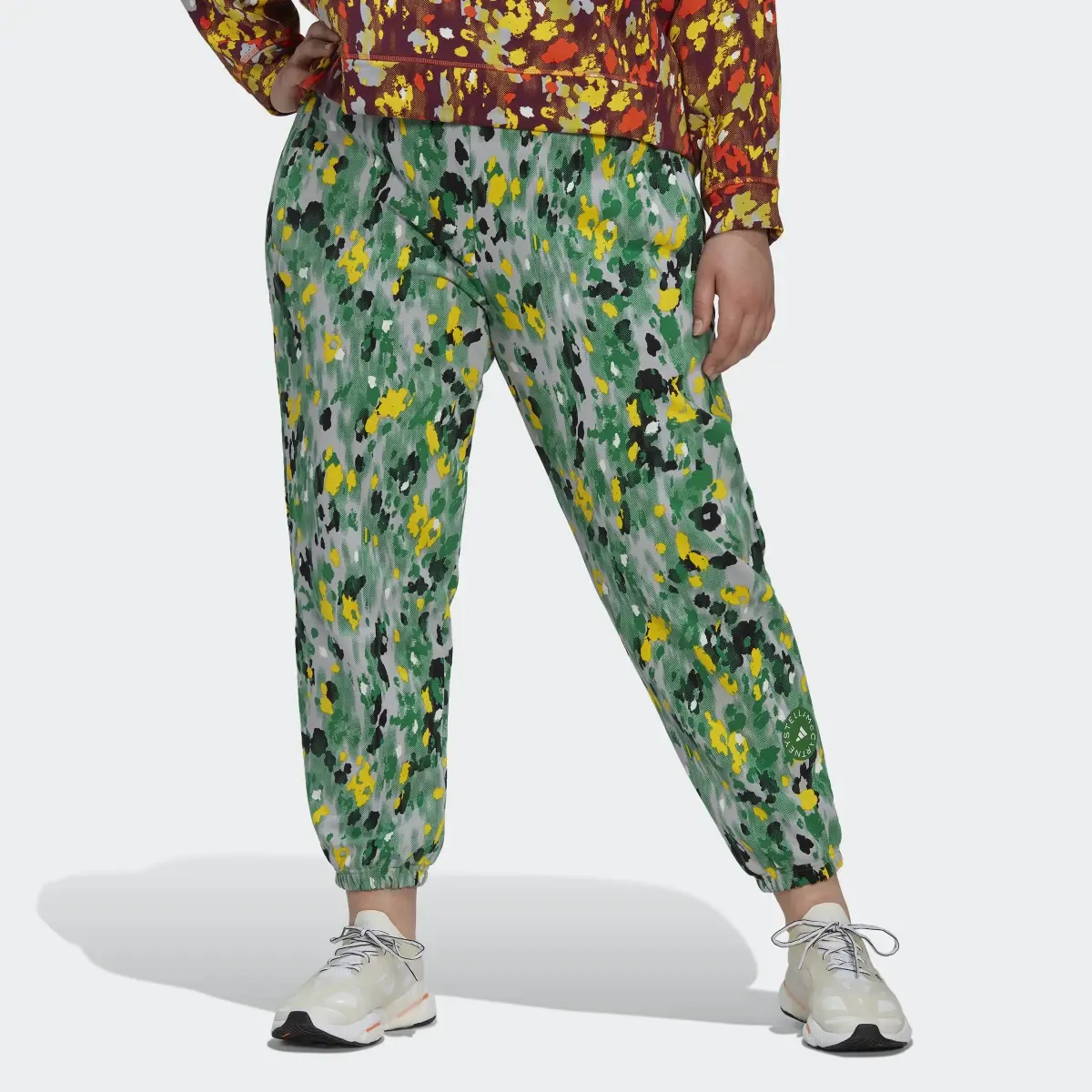 Adidas by Stella McCartney Printed Sweat Pants (Plus Size). 1