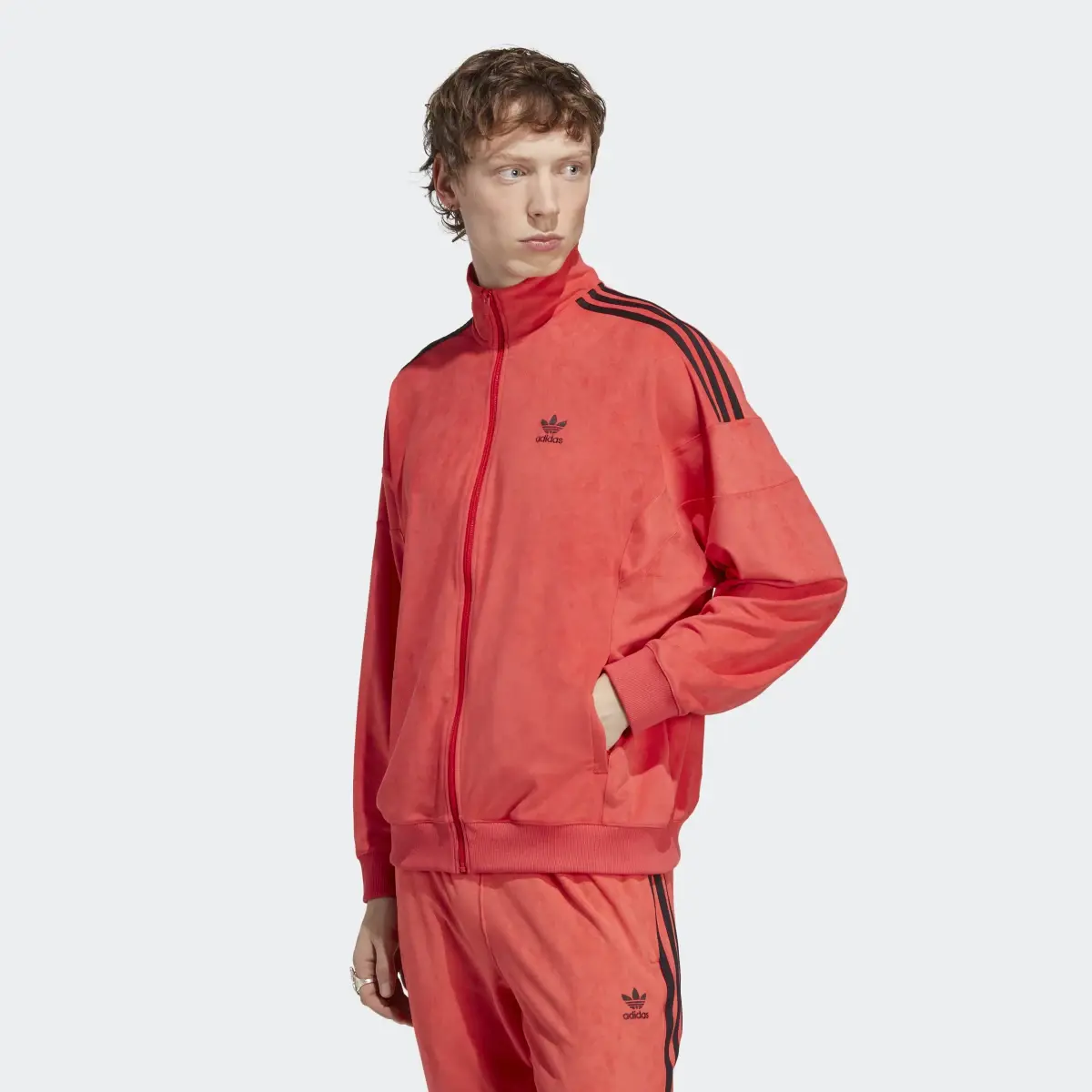 Adidas Adicolor Classics Plush Track Jacket. 2