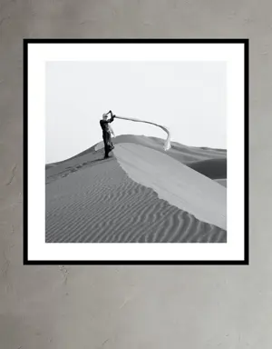 Moroccan Desert 14 by Alex Del Rio black