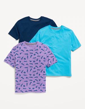 Softest Crew-Neck T-Shirt 3-Pack for Boys white