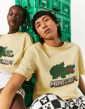 Lacoste Playera unisex Lacoste x Minecraft en algodón orgánico estampado