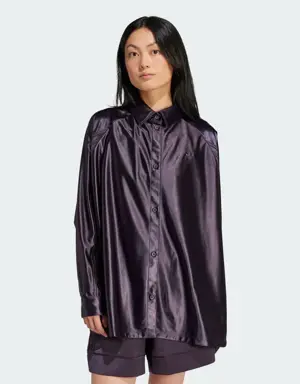 Oversized Satin Shirt