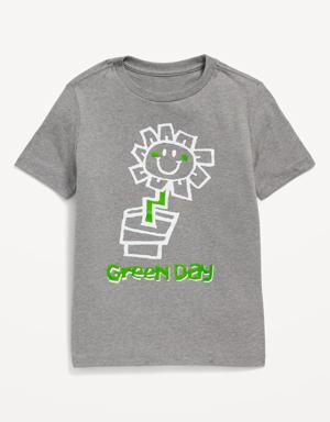 Gender-Neutral Green Day™ Graphic T-Shirt for Kids gray