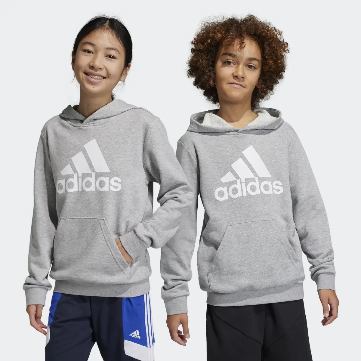 Adidas Sweat-shirt à capuche en coton Big Logo Essentials. 1